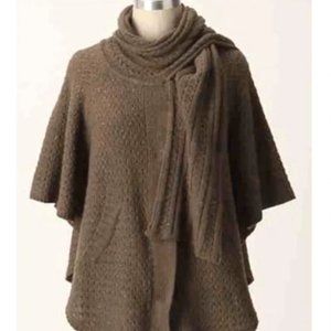 Anthropologie Sparrow Olive "Necktie" Cardigan